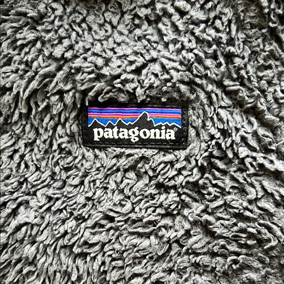 Patagonia Gray and Cream Fleece Fox Jacket Baby Furry Friends Hoody - Picture 5 of 10